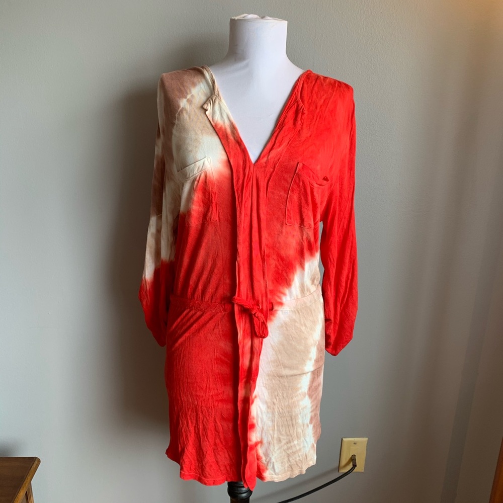 Young Fabulous & Broke Tie Dye Drawstring Dress - Picture 2 of 8